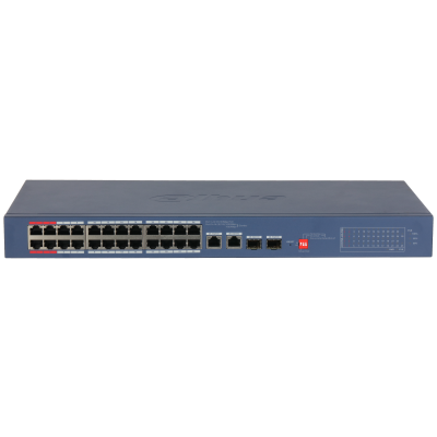 26-Port Cloud Managed Desktop Switch with 24-Port PoE — Dahua — PoE Switches