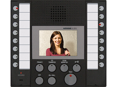 Audio/Video Master Station Black — Aiphone — Video Intercoms