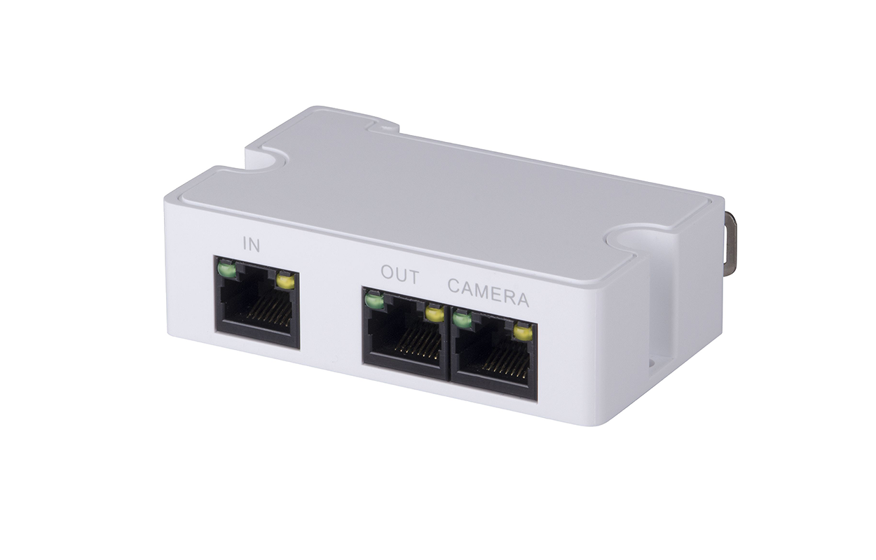 3-Port PoE Extender with 2-Port PoE Out and 1-Port PoE In — Dahua — PoE Injectors & Extenders