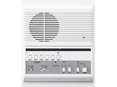 5Call Semiflush Mount Master Station W/Sel Door Release All Call — Aiphone — Video Intercoms