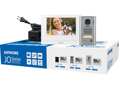 Mobile-Ready Box Set with Surface-Mount Door Station — Aiphone — Video Intercoms