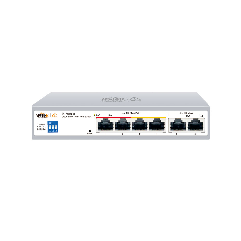 Wi-Tek WI-PCES206 — Wi-Tek — PoE Switches
