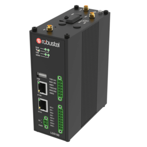 Robustel B092703 Industrial LoRaWAN gateway with 4G/LTE and Edge Computing 2xEth 1xUSB 2xRS232/485 2xDI2xDO 9-60VDC Power (LG5100) — Robustel — Routers & Gateways