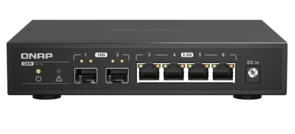 QNAP QSW-2104-2S 10Gb Ethernet Switch 2 x 10GbE SFP+ 4 x 1GbE/2.5GbE RJ45 ports — QNAP — Network Switches
