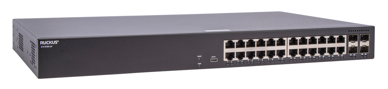 RUCKUS ICX8100 24-Port 4x1G SFP Switch — RUCKUS — Network Switches
