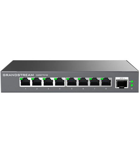 Grandstream GWN7701M 8 Port 2.5 Multi-Gigabit, 1 x SFP+ Unmanaged Ethernet Switch — Grandstream Networks — Network Switches