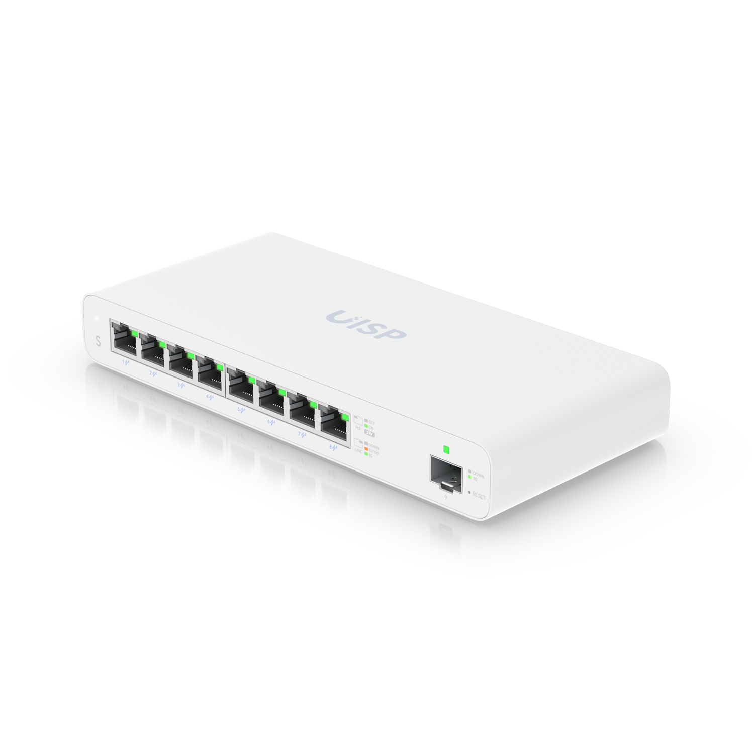 Ubiquiti UISP 8 Port Gigabit PoE switch for MicroPoP Applications — Ubiquiti — Network Switches